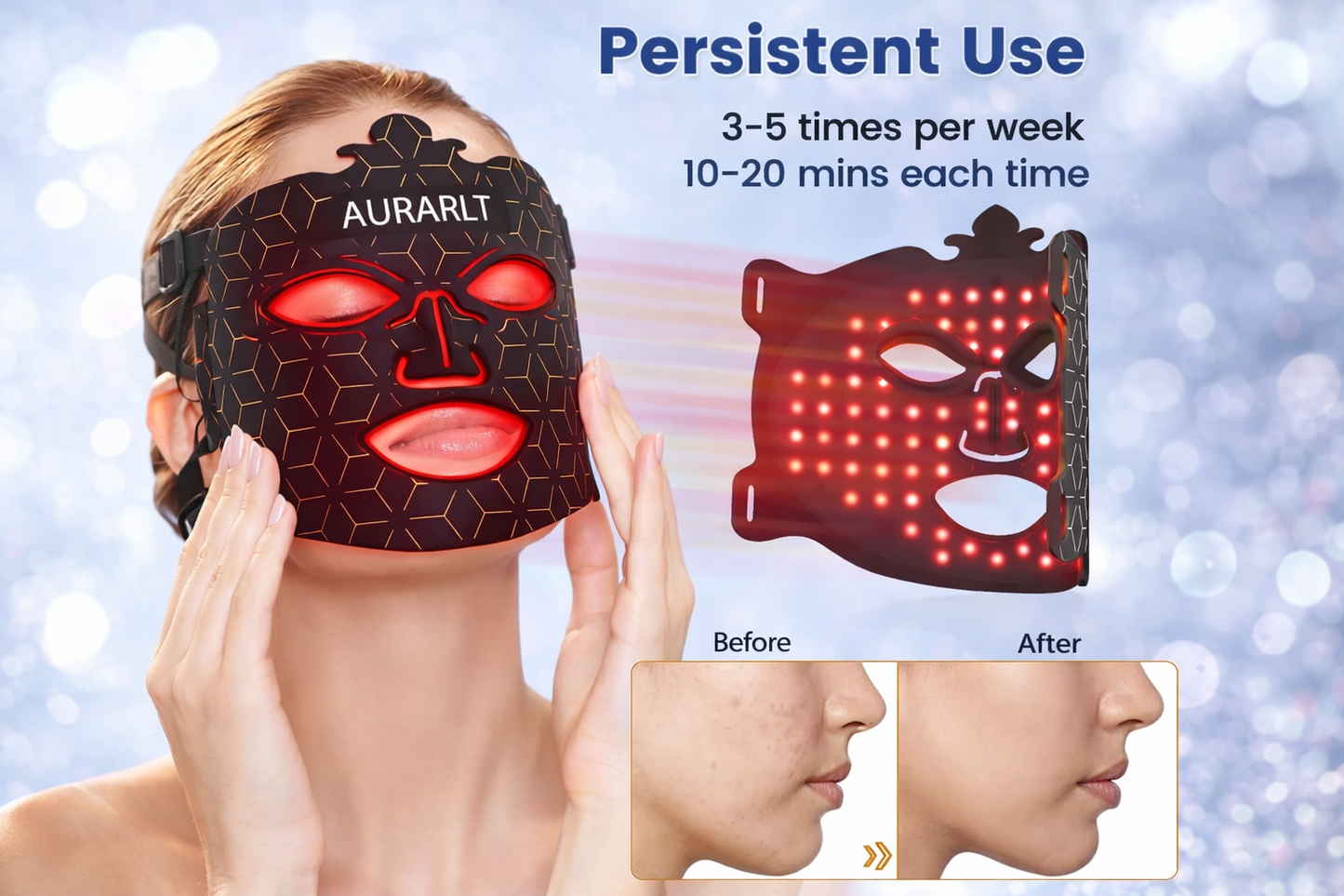 Red Light Therapy Face Mask™ -- PLUS A FREE GIFT!